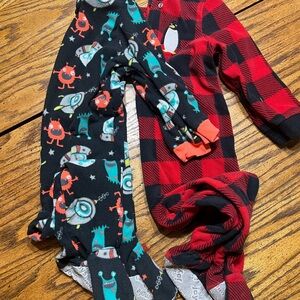 Carter's Red and Black Kids Pajamas